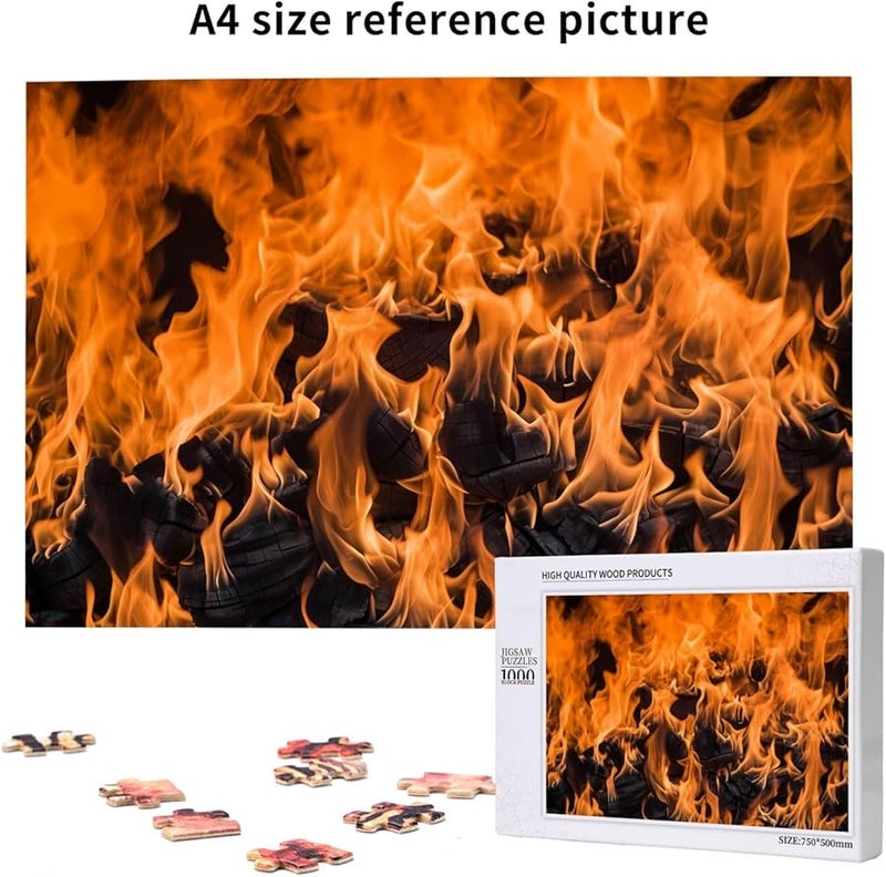 Phayah Wildfire 1000 Piece Jigsaw Puzzle For Adults Home Decor 29 5 X 19 7 Inches - Image 5